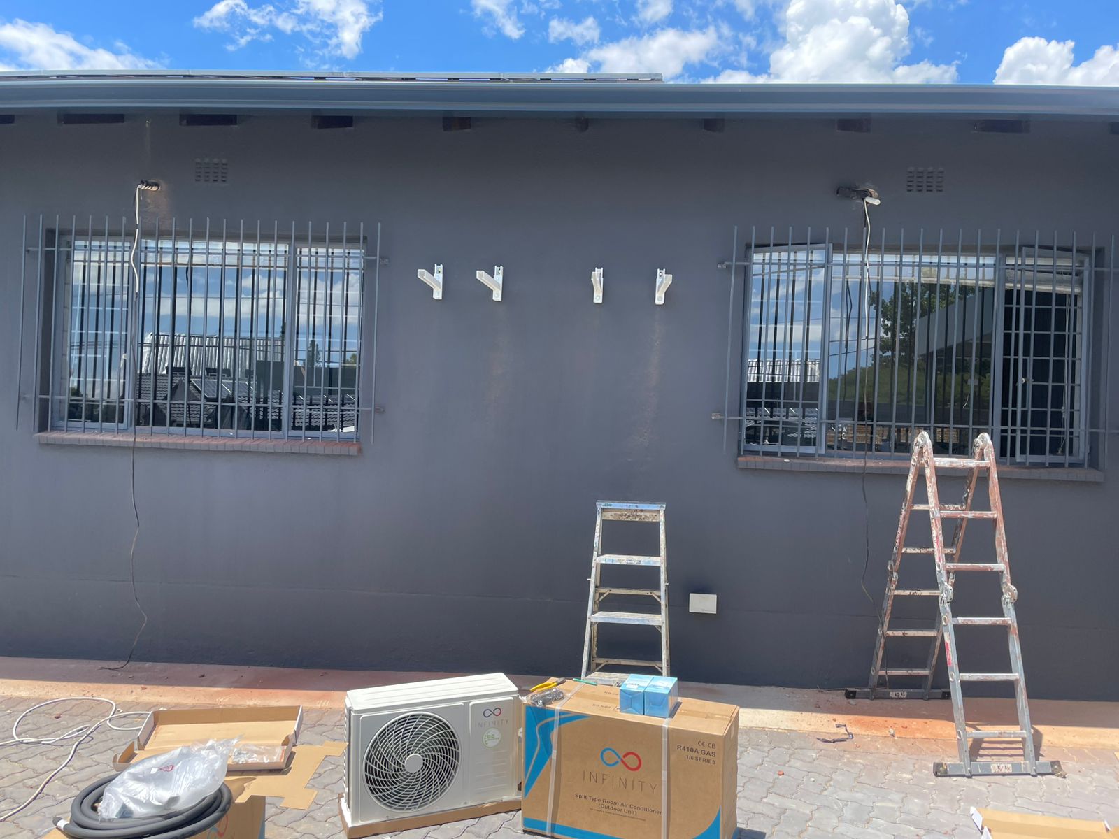 Before — Mounting Brackets Only